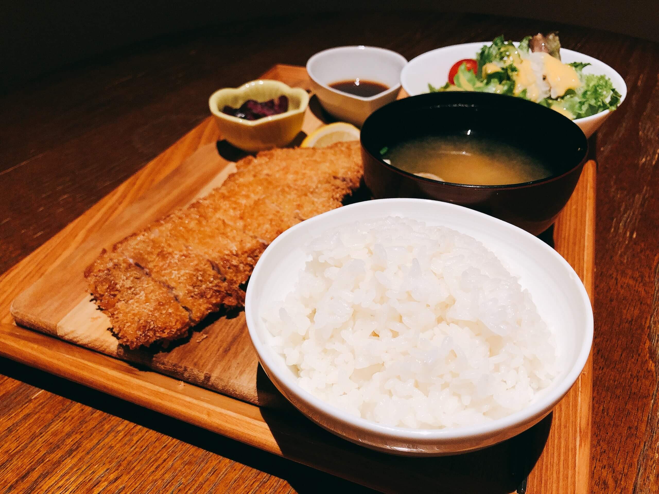 The Ryokan Tokyoのカツ定食