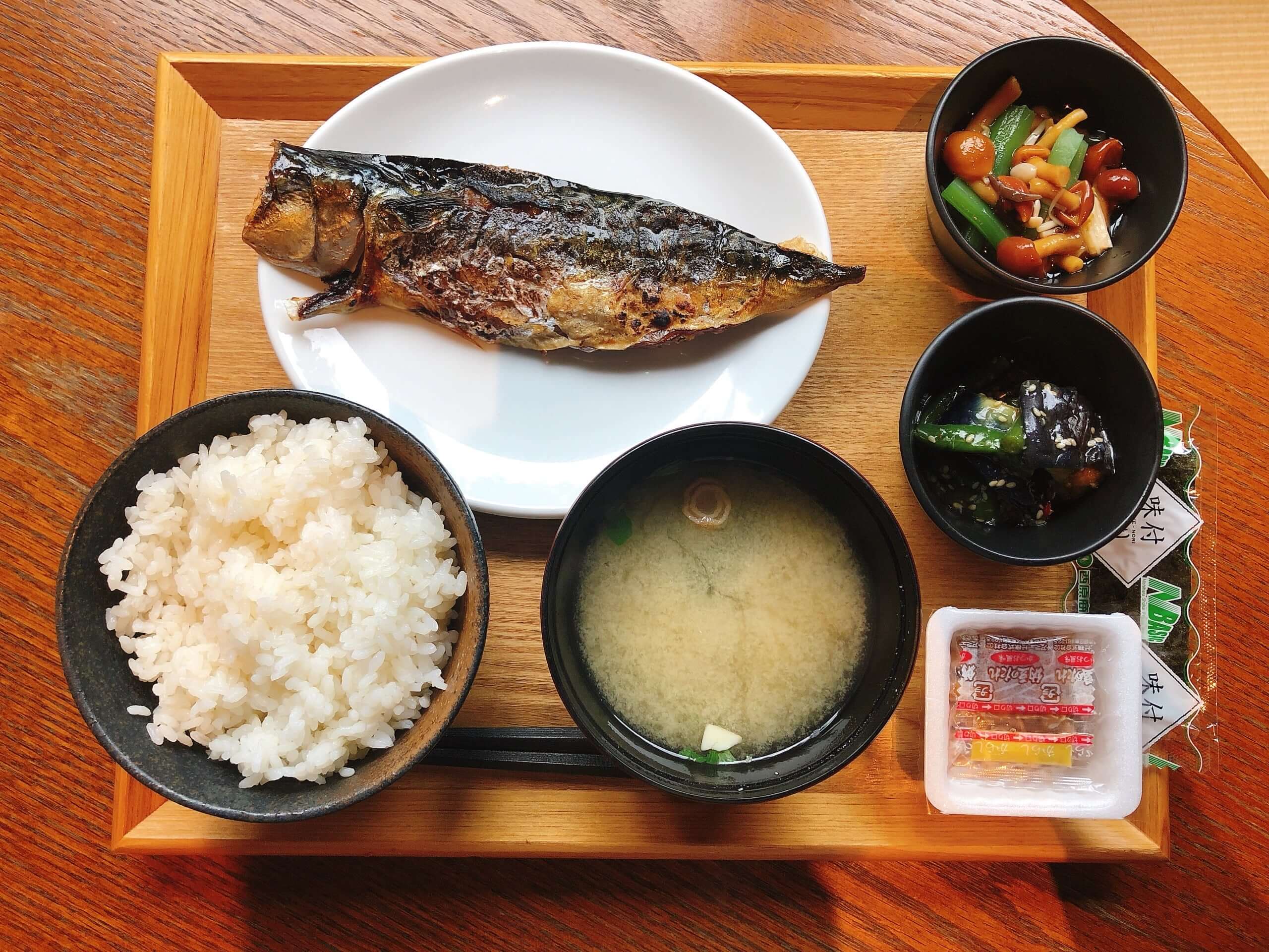 The Ryokan Tokyoの魚定食